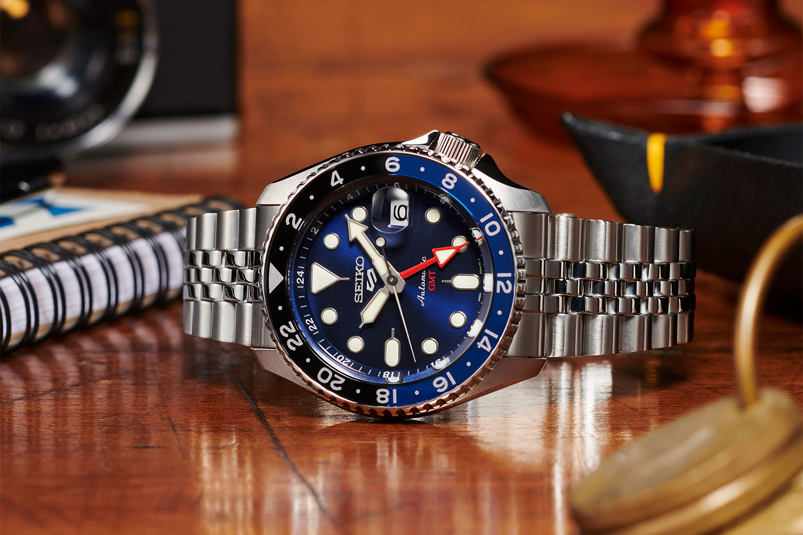 Seiko 5 Sports GMT blue dial SKX SSK003