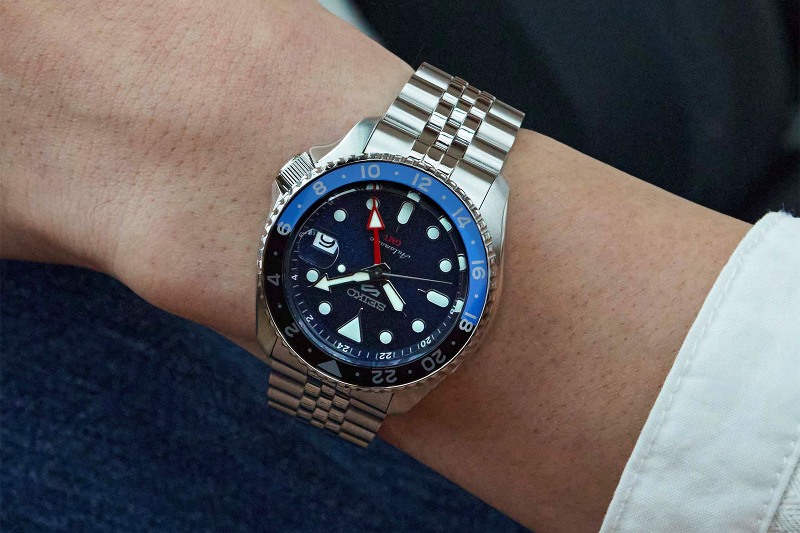 Seiko 5 Sports GMT blue dial SKX SSK003