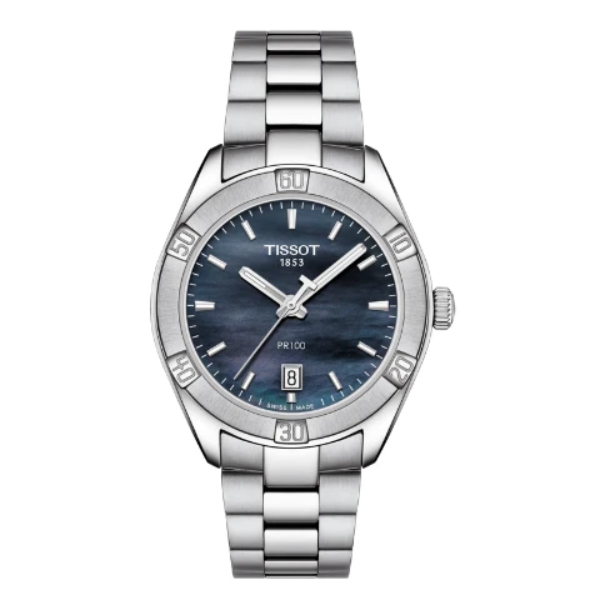 TISSOT PR 100 SPORT CHIC BLACK MOTHER-OF-PEARL T1019101112100