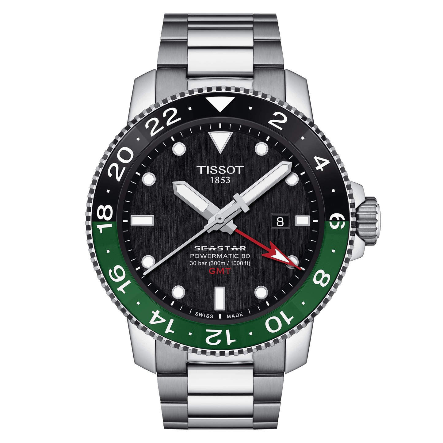 Tissot Seastar 1000 Powermatic 80 GMT T1204291105101