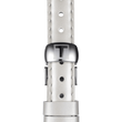 Tissot official white leather strap lugs 12 mm T852036540