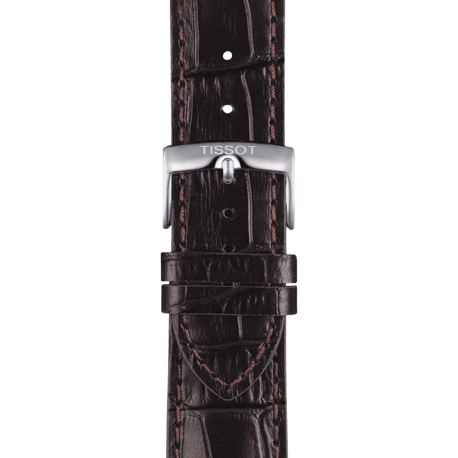 Tissot official brown leather strap lugs 12 mm T852041655