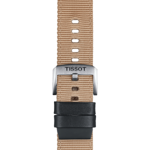 Tissot official beige fabric strap lugs 22 mm T852046752
