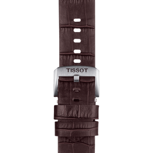 Tissot official brown leather strap lugs 22 mm T852046773