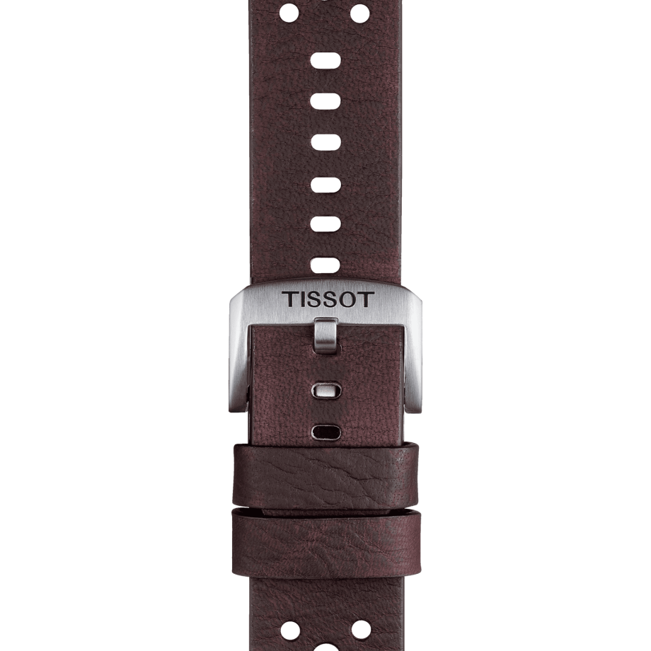 Tissot official brown leather strap lugs 22 mm T852046777