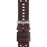 Tissot official brown leather strap lugs 22 mm T852046777