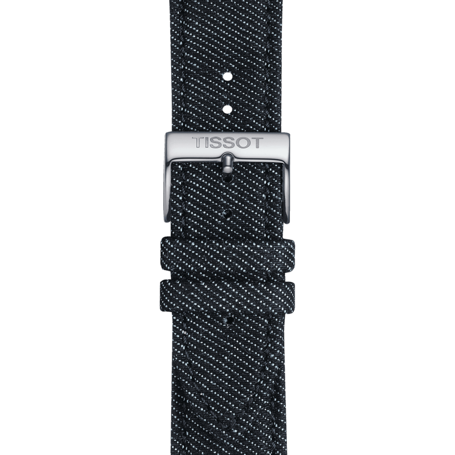 Tissot official blue textile strap lugs 22 mm T852046779