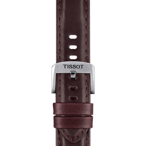 Tissot official brown leather strap lugs 20 mm T852046836