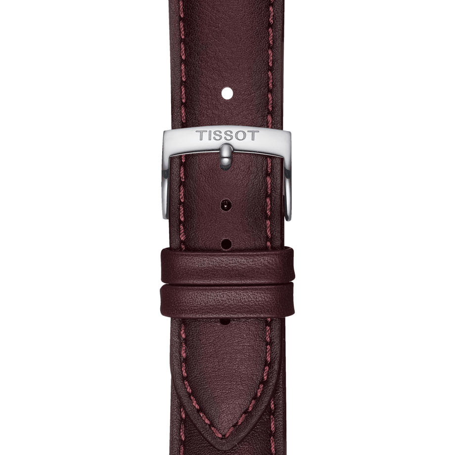 Tissot official brown leather strap lugs 20 mm T852046838