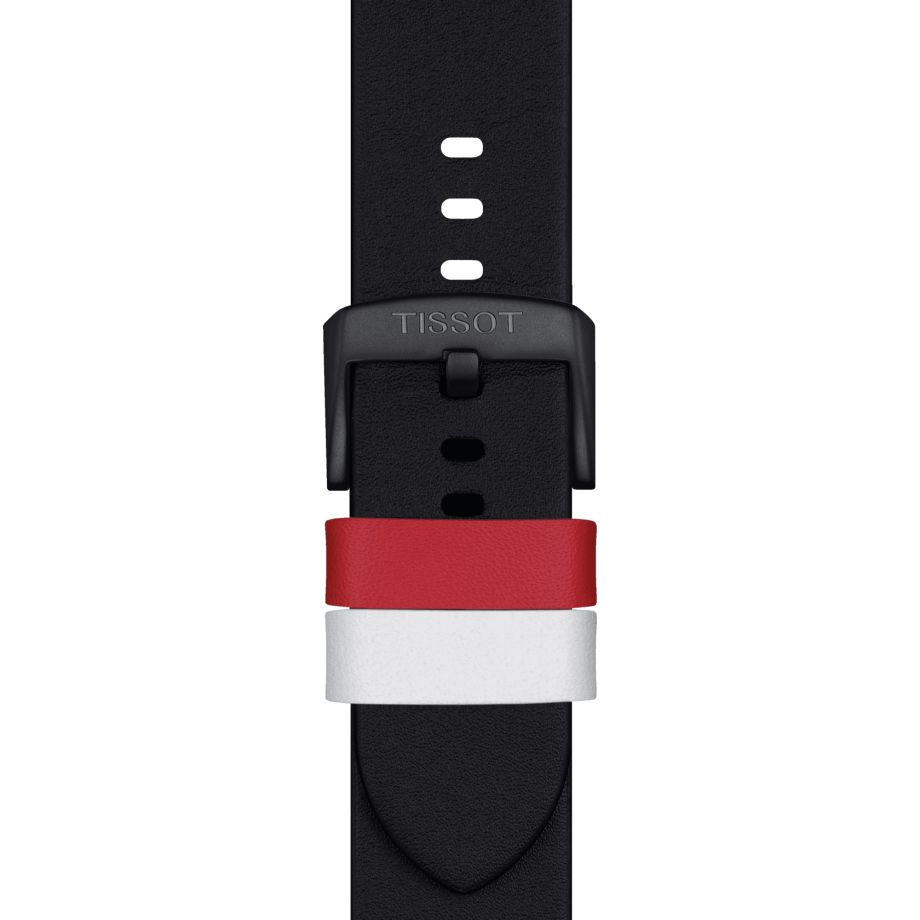 Tissot Official NBA leather strap Toronto Raptors 22mm T852047524