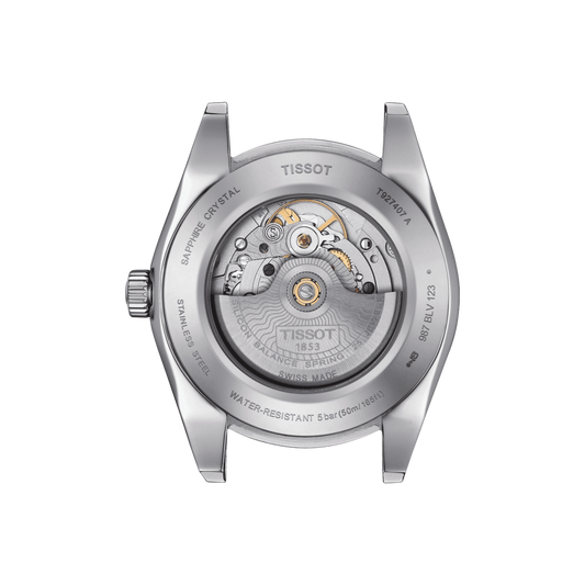 TISSOT GENTLEMAN POWERMATIC 80 SILICIUM SOLID 18K GOLD BEZEL T9274074604101