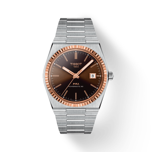Tissot PRX Powermatic 80 Steel & 18K Gold T9314074129100