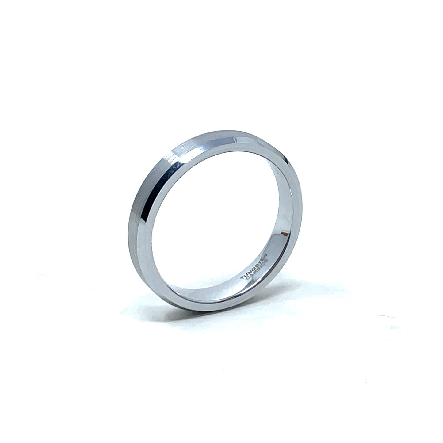 Tungsten Wedding Ring Band in White (4mm)