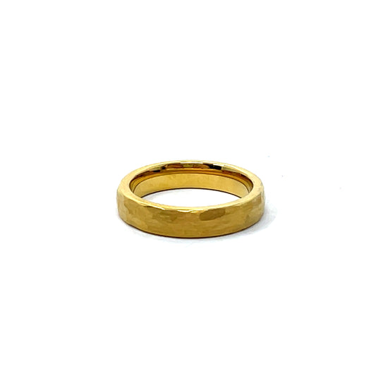Tungsten Wedding Ring Band in Yellow (4mm)