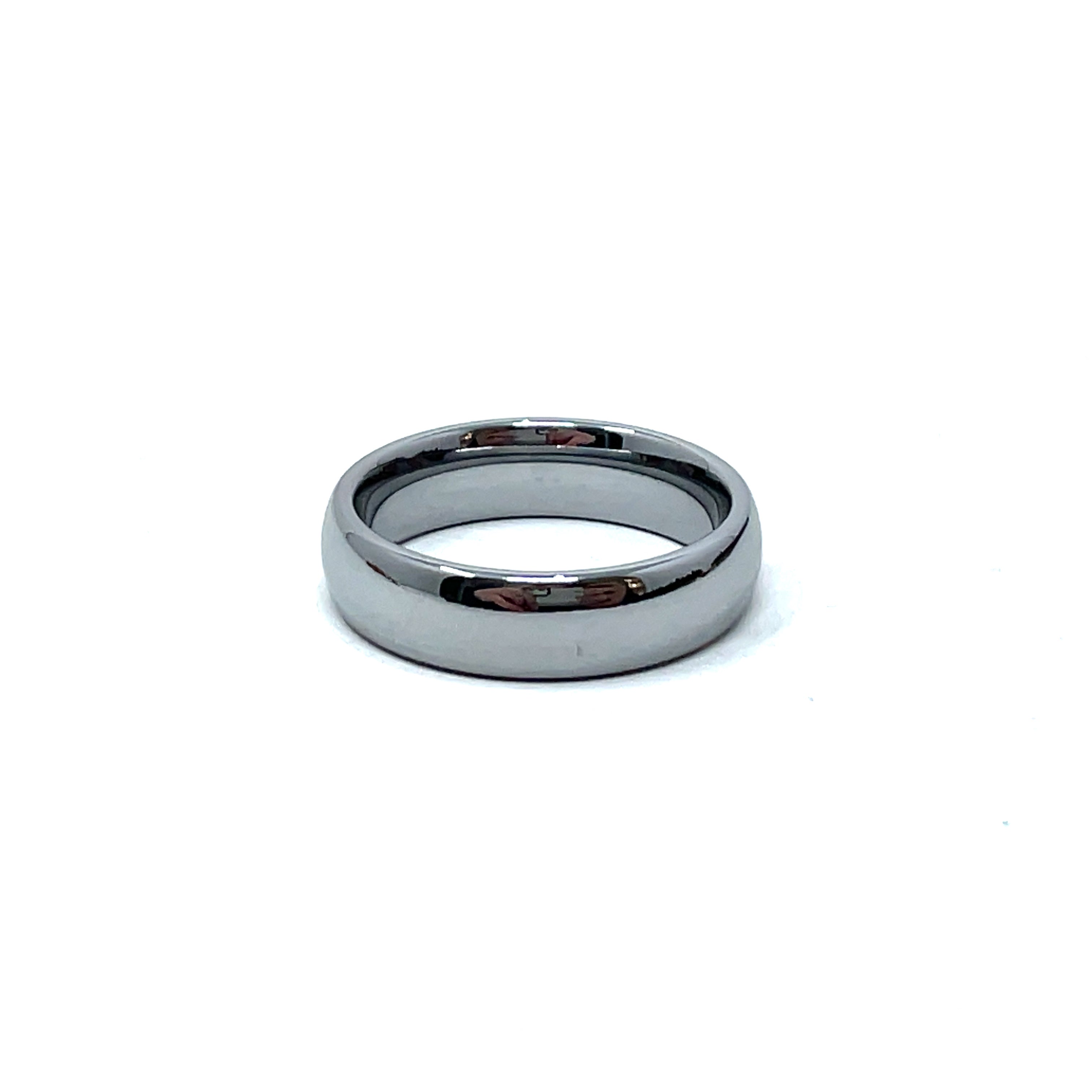 Tungsten Wedding Ring Band in White (6mm)