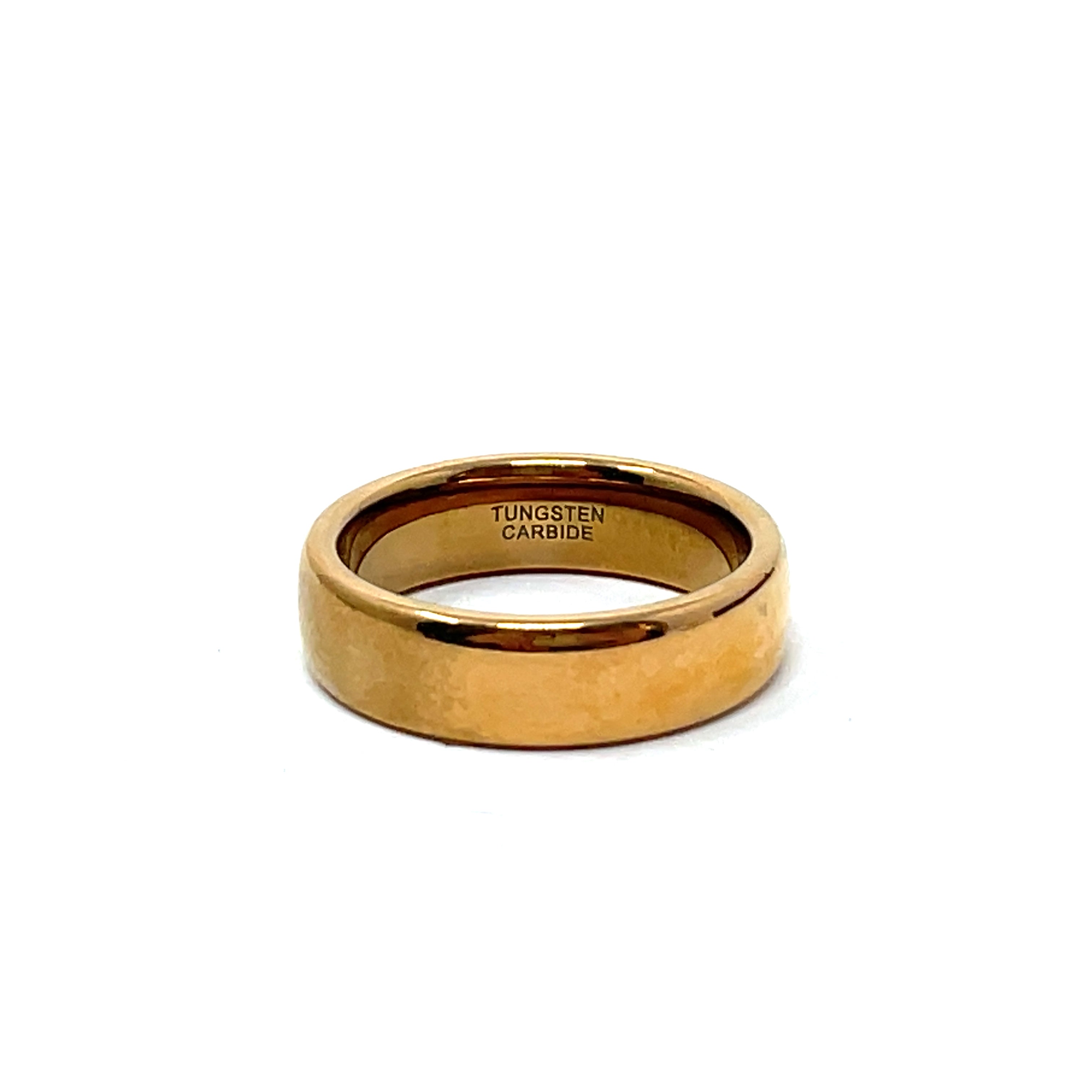 Tungsten Wedding Ring Band in Yellow (6mm)