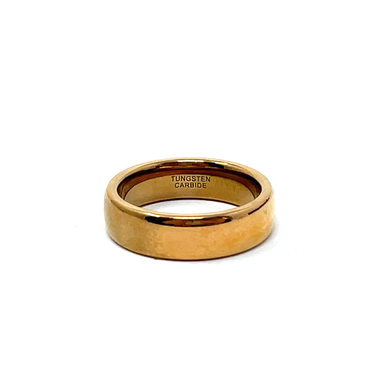 Tungsten Wedding Ring Band in Yellow (6mm)