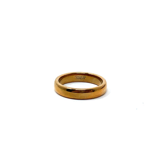 Tungsten Wedding Ring Band in Yellow (4mm)