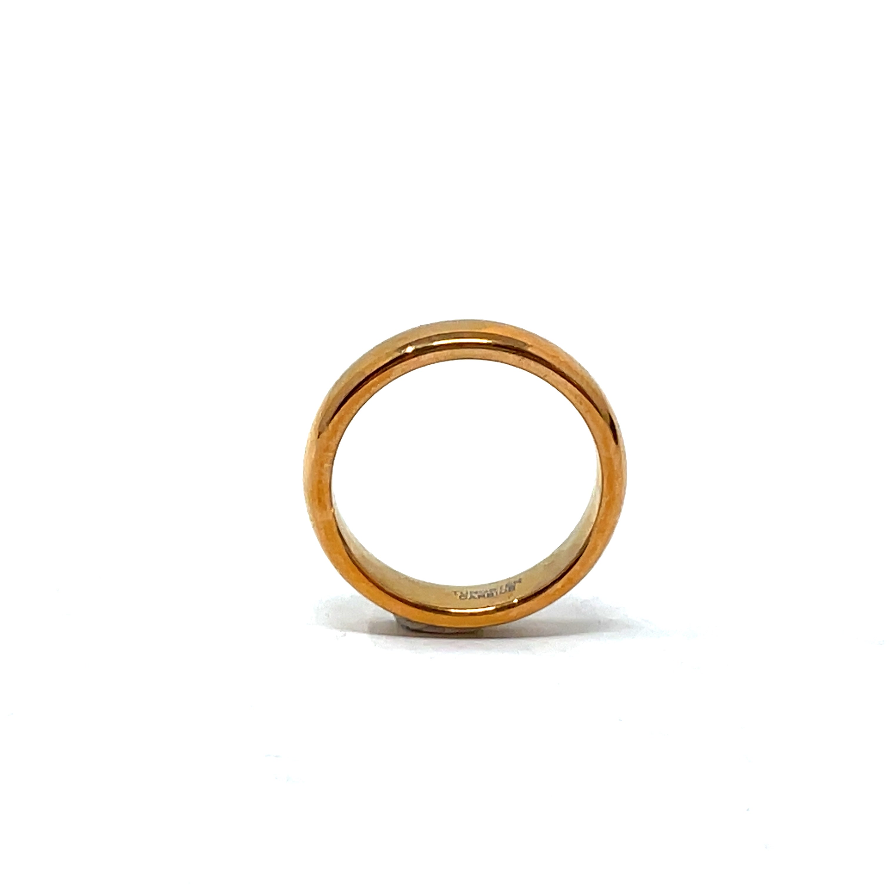 Tungsten Wedding Ring Band in Yellow (4mm)