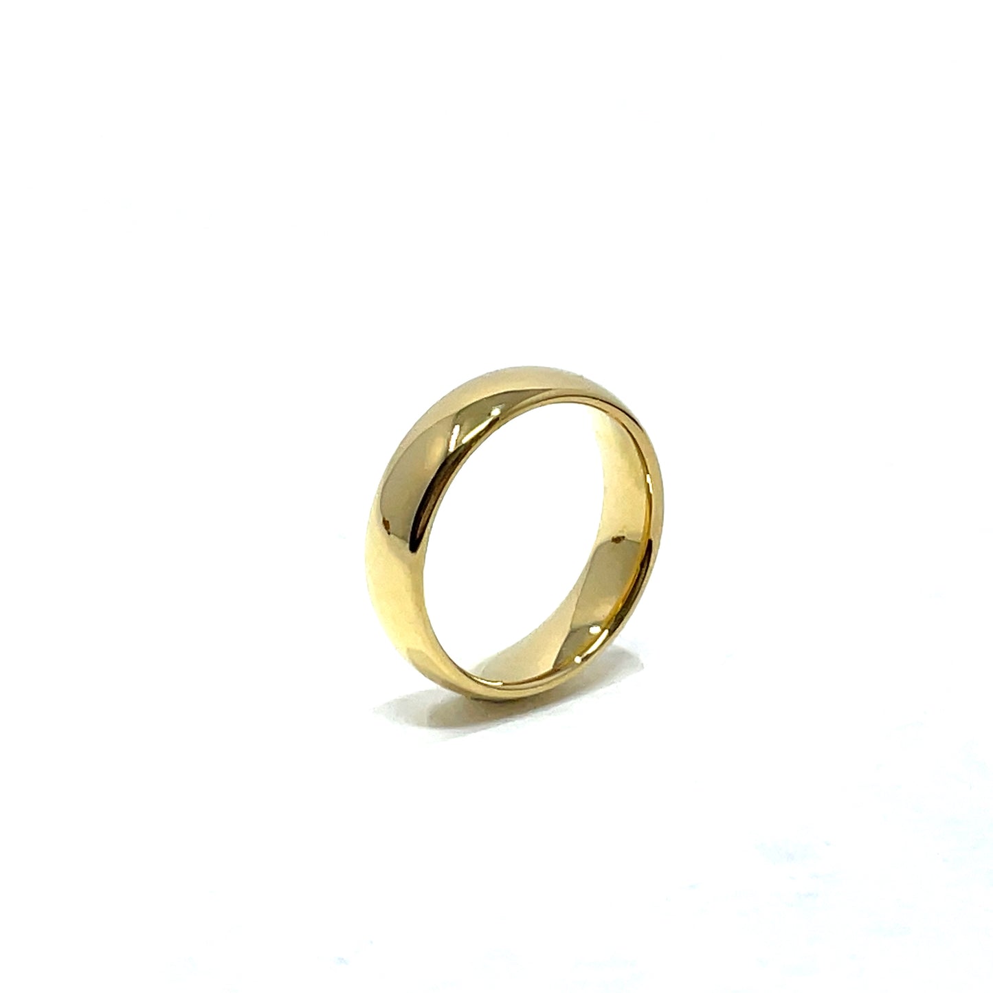 Tungsten Wedding Ring Band in Yellow (6mm)