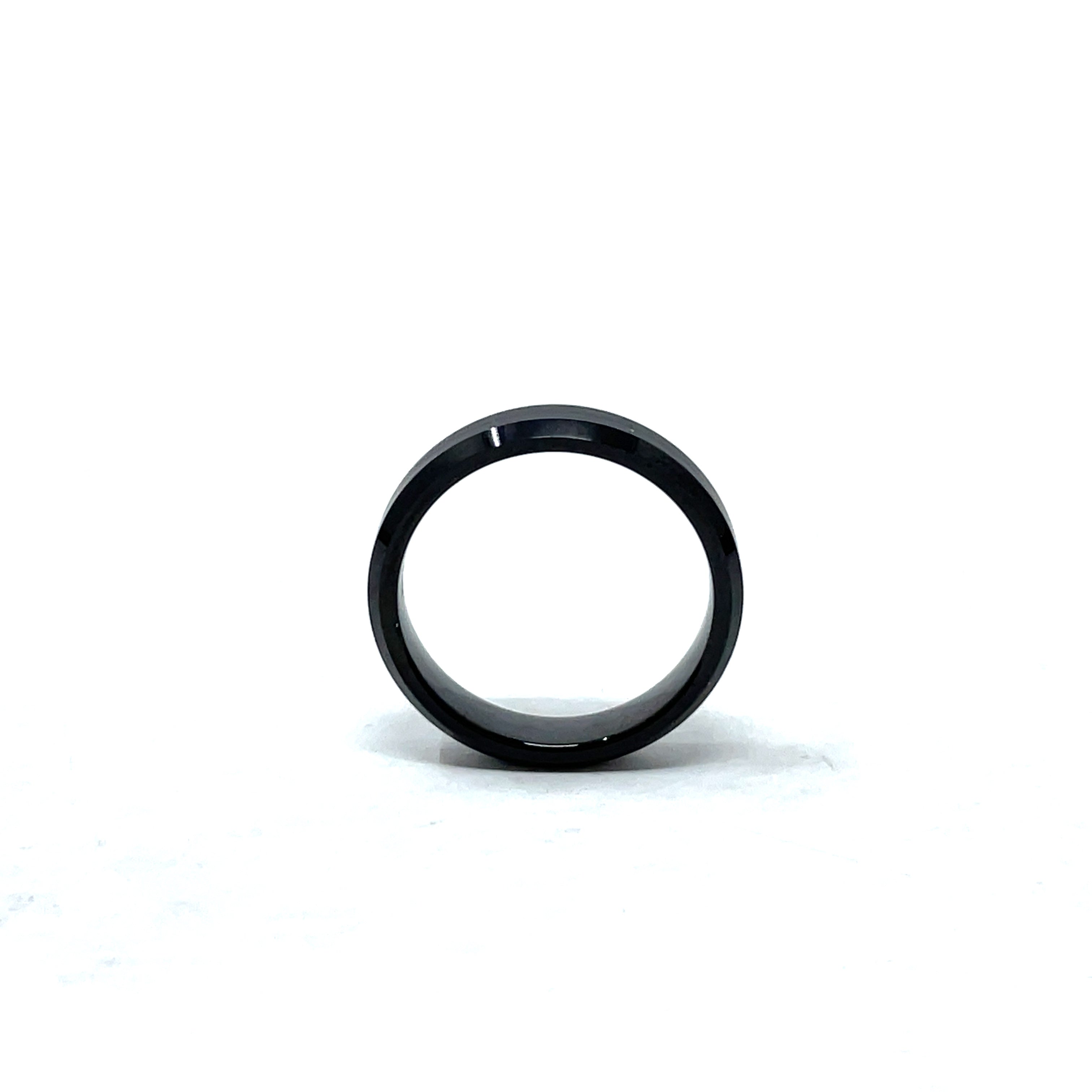 Tungsten Wedding Ring Band in Black (4mm)