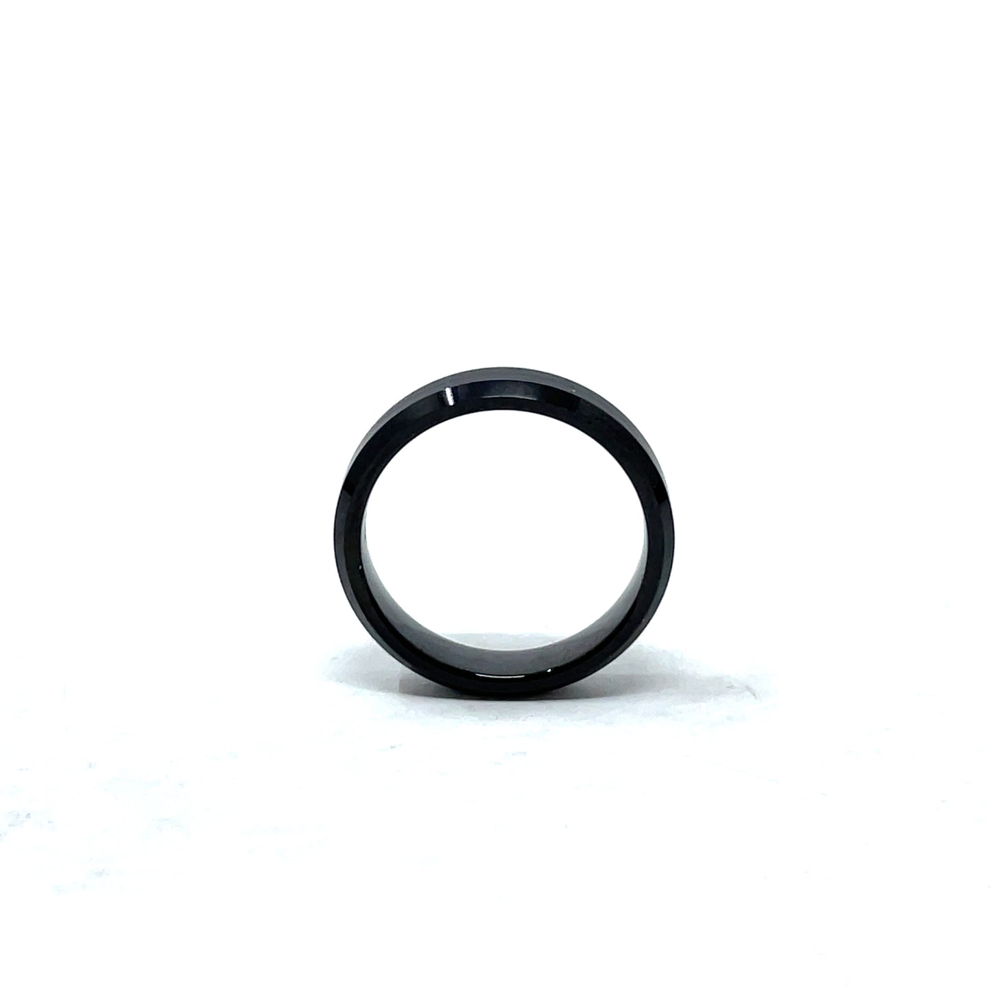 Tungsten Wedding Ring Band in Black (4mm)