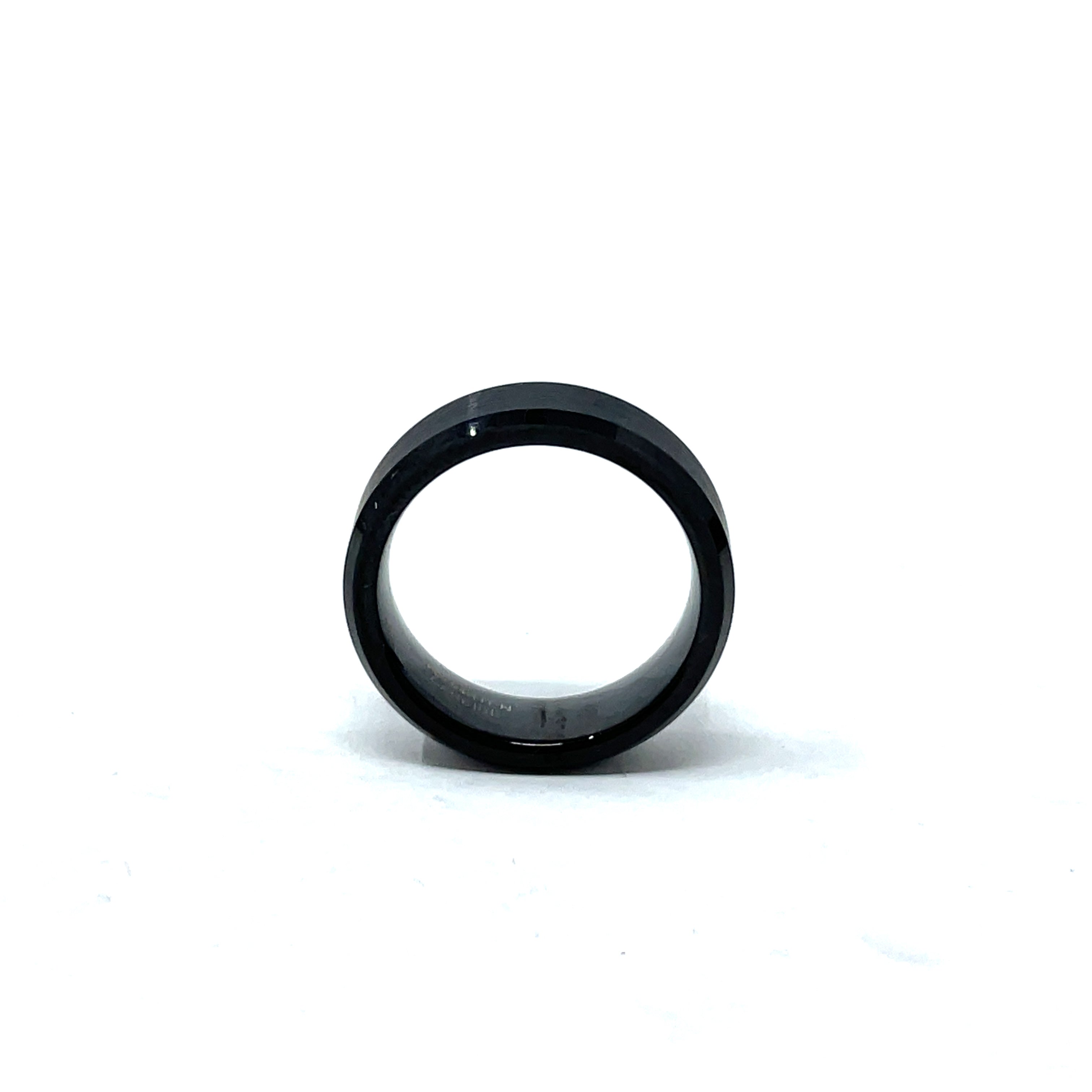 Tungsten Wedding Ring Band in Black (6mm)