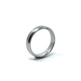 Tungsten Wedding Ring Band in White (4mm)