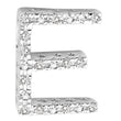 DIAMOND BLOCK "E" INITIAL IN 14KT