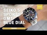 Seiko 5 Sports GMT blue dial SKX SSK003 SSK003K1