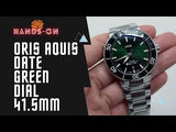 ORIS AQUIS DATE GREEN DIAL 41.5MM 01 733 7766 4157-07 8 22 05PEB