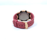 Mini CasiOak GMAS2100 Metal Bezel Fluorine Dark Pink Rubber Watch Strap Length for Casio G-Shock GMAS2100