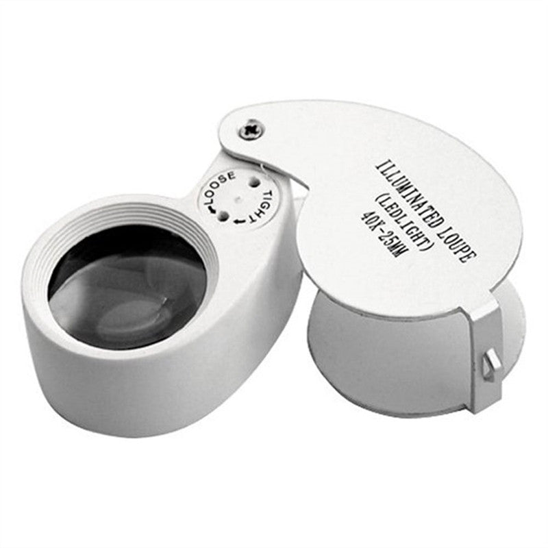 40X Magnifying Loupe with LED Illumination